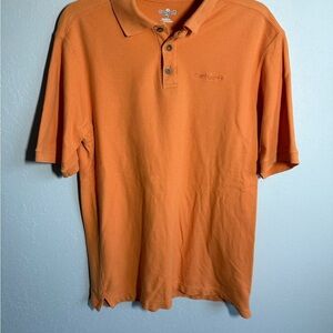 Men’s M Orange Carhartt Short Sleeve Workwear Polo